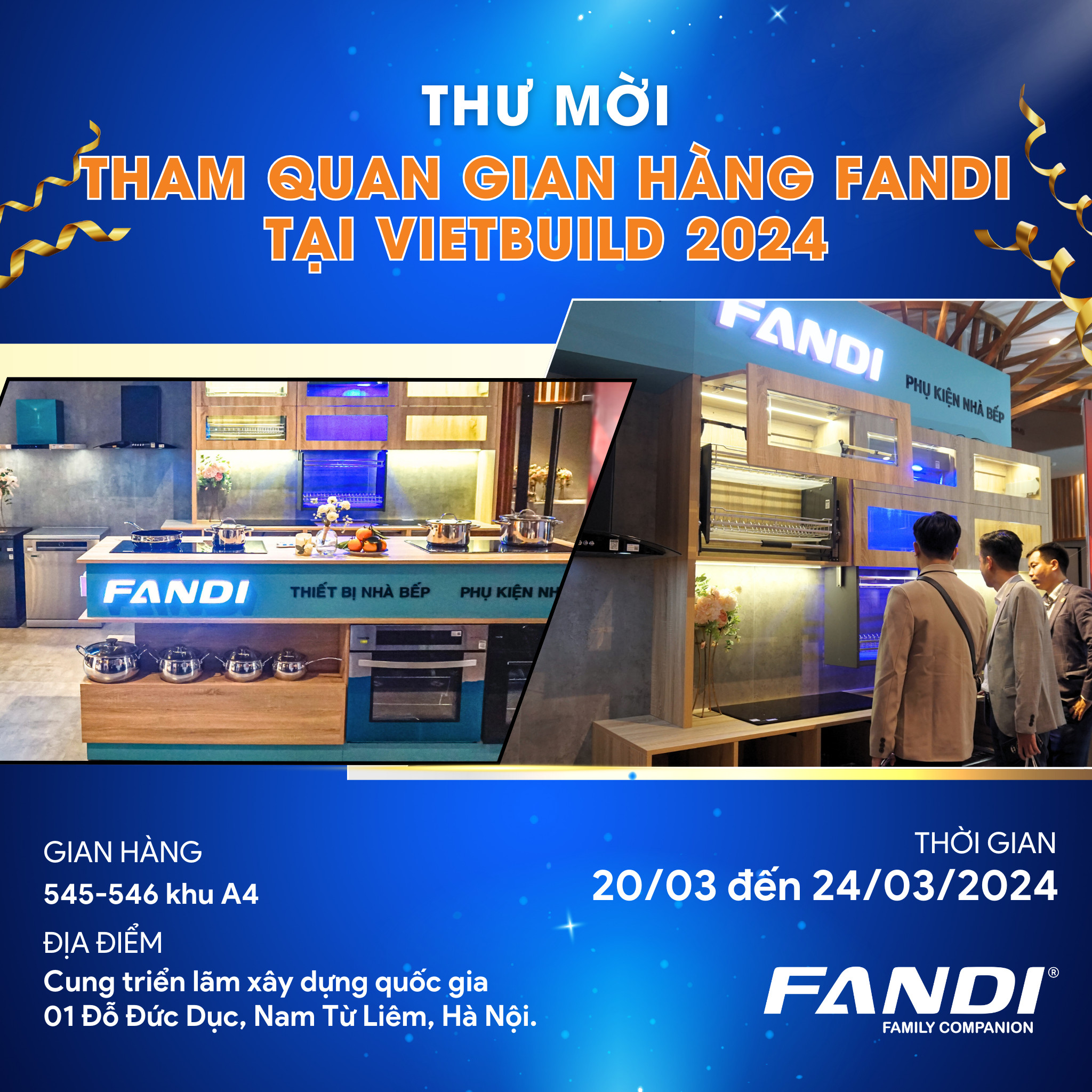 Fandi Việt Nam sẽ có mặt tại Vietbuild Hà Nội tháng 3/2024